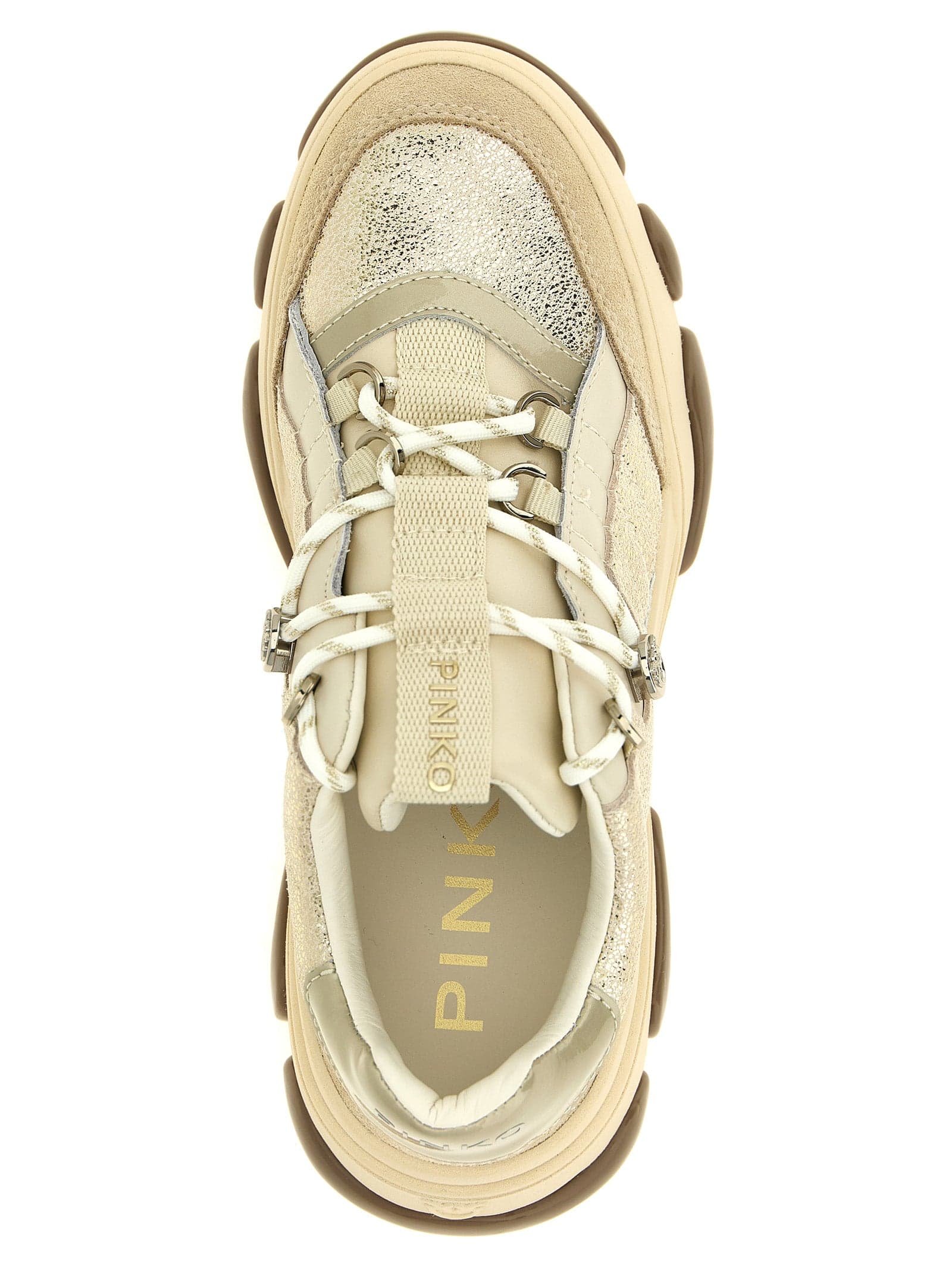PINKO Multicolor Cowhide Chunky Sneakers - 4
