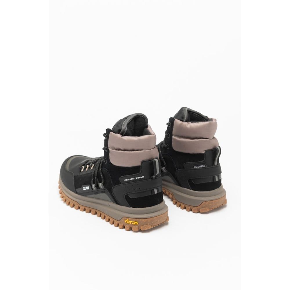 Colmar Black Leather Ankle Boots - 3