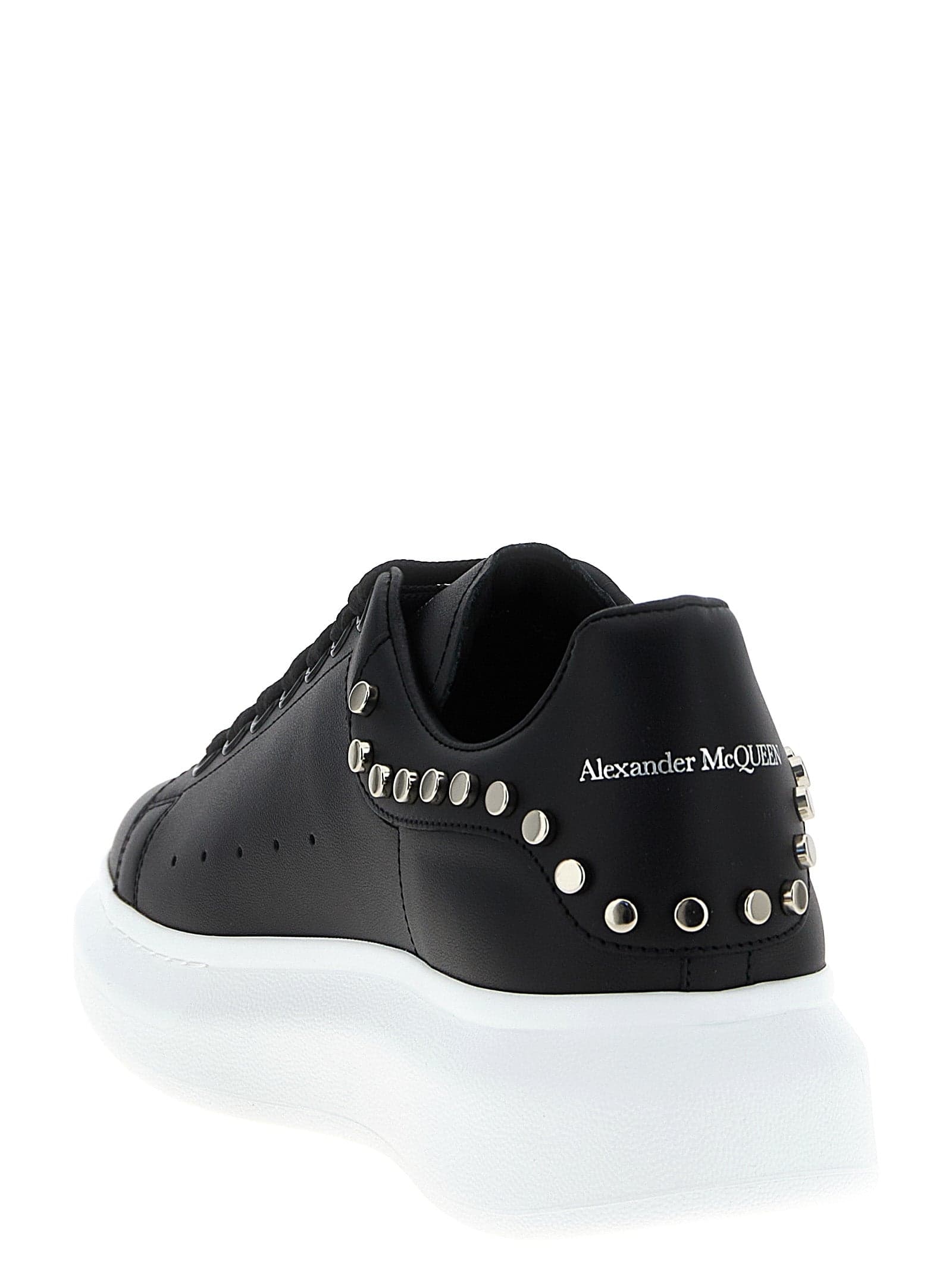 Alexander McQueen Black Calfskin Chunky Sneakers - 3