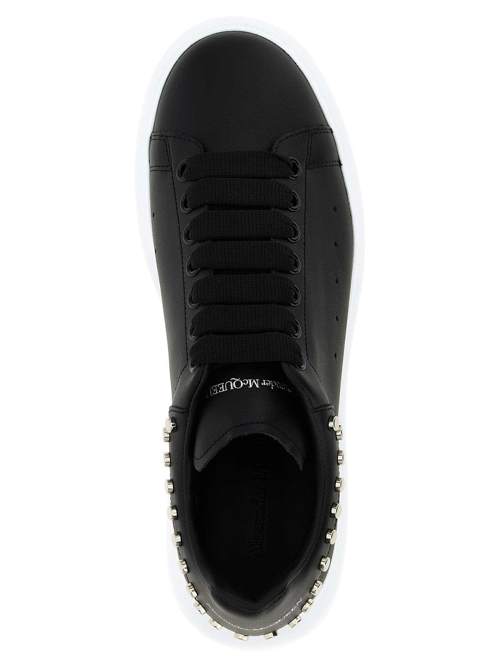 Alexander McQueen Black Calfskin Chunky Sneakers - 4