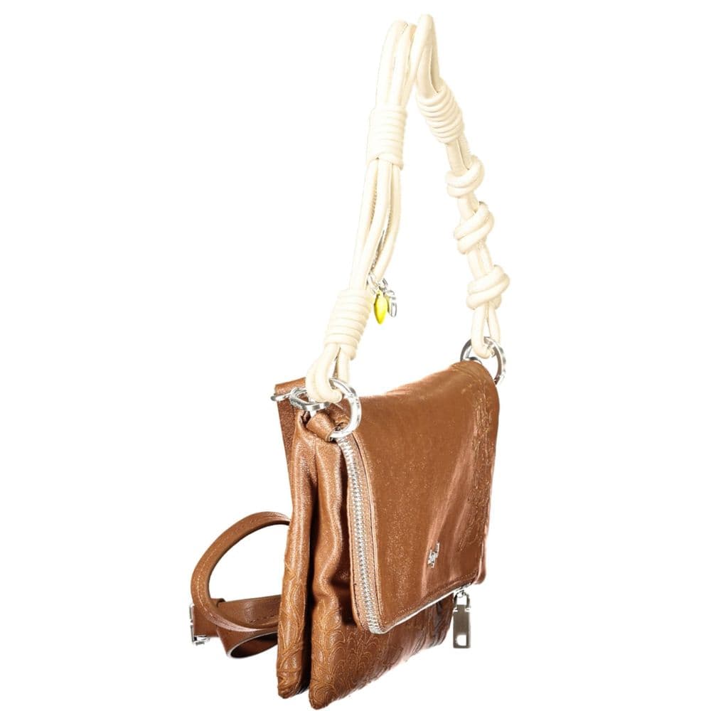 Desigual Marrone Polyurethane Women Handbag - 3