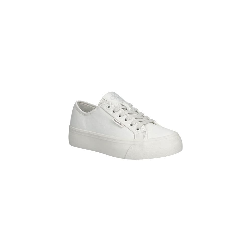Calvin Klein Jeans White Leather Sneakers - 2