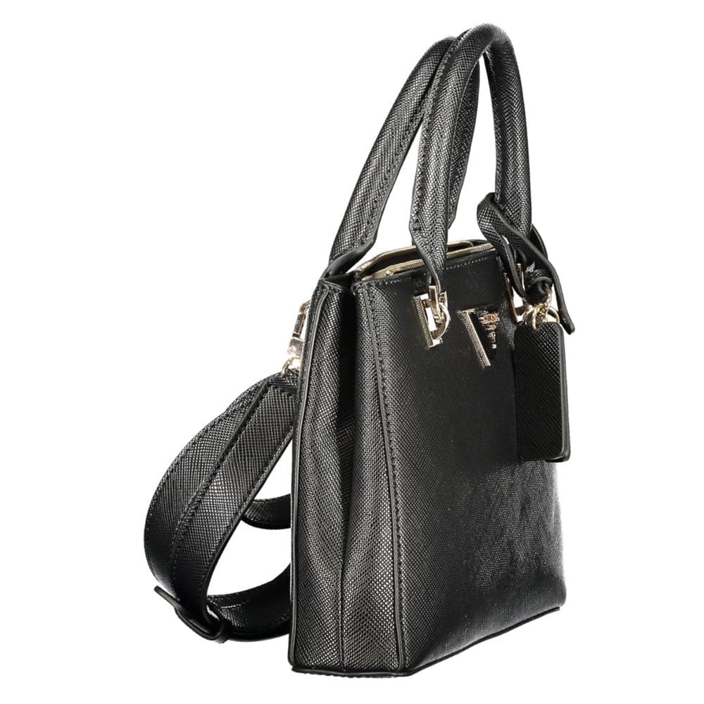 Guess Jeans Black Polyurethane Women's Handbag - 3