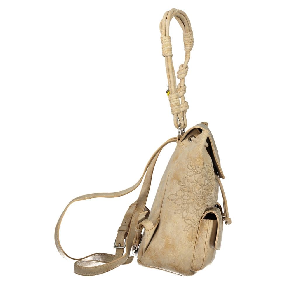 Desigual Beige Polyurethane Women's Backpack - 3