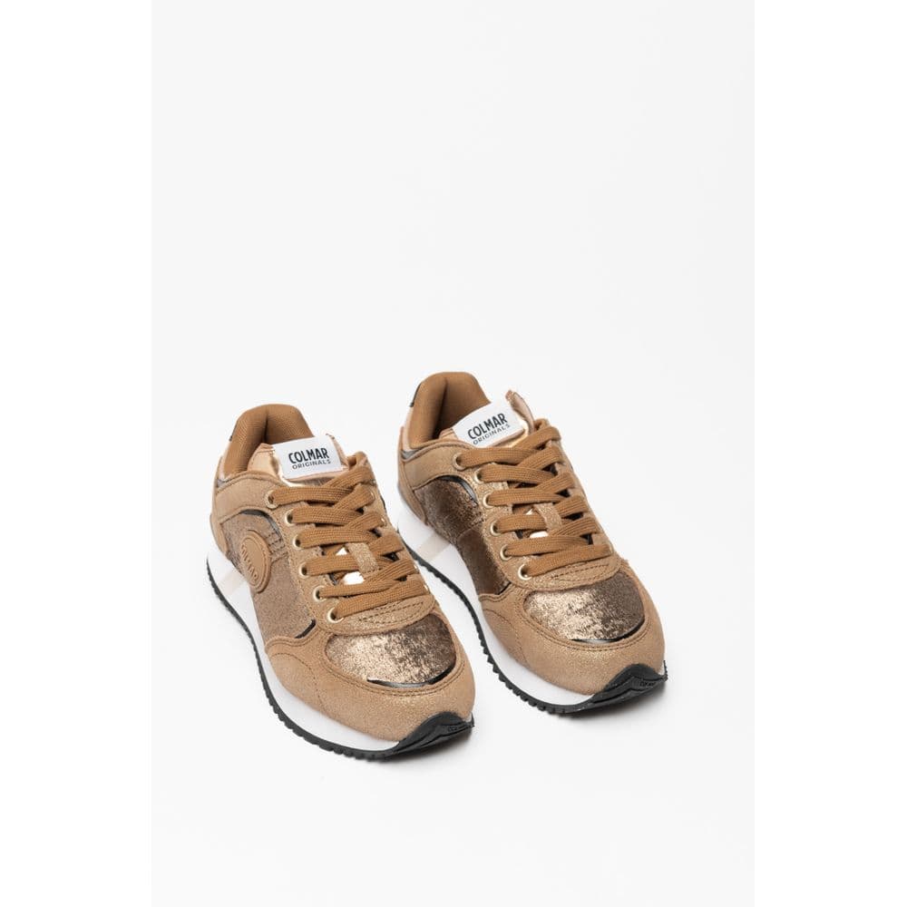 Colmar Bronze Leather Low Top Sneakers - 2
