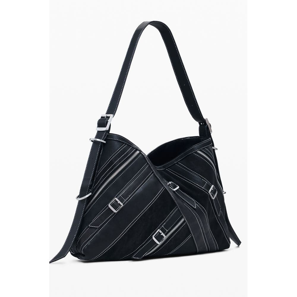 Desigual Nero Polyurethane Women Shoulder Bag - 2