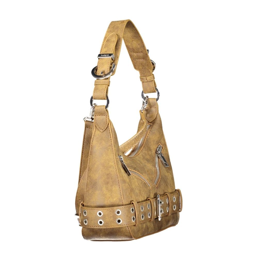 Desigual Brown Polyurethane Women Bag - 3