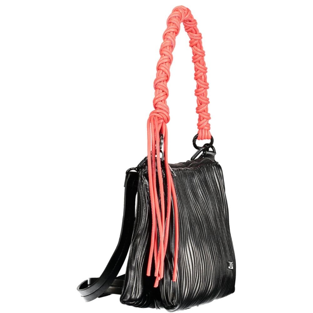 Desigual Nero Poliuretano Women Handbag - 3