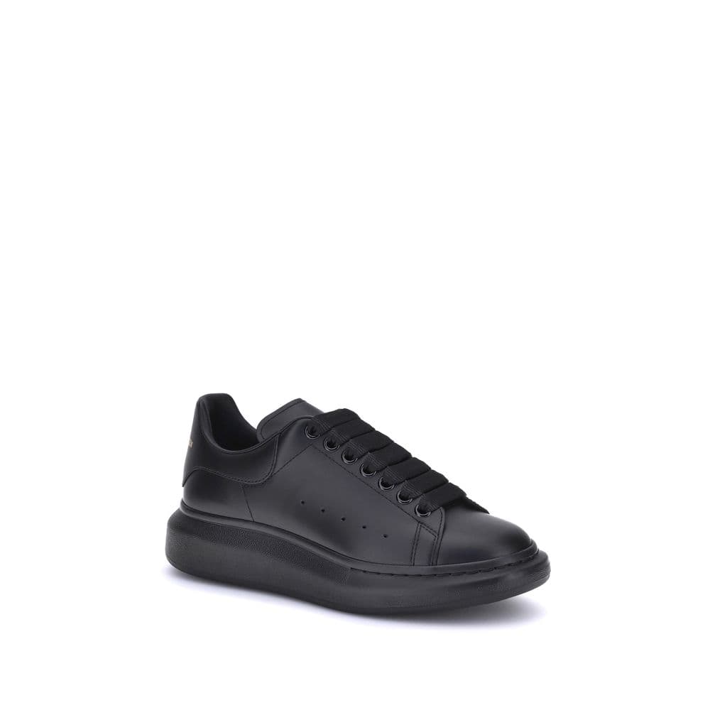 Alexander McQueen Black Calf Leather Bos Taurus Platform Sneakers - 2