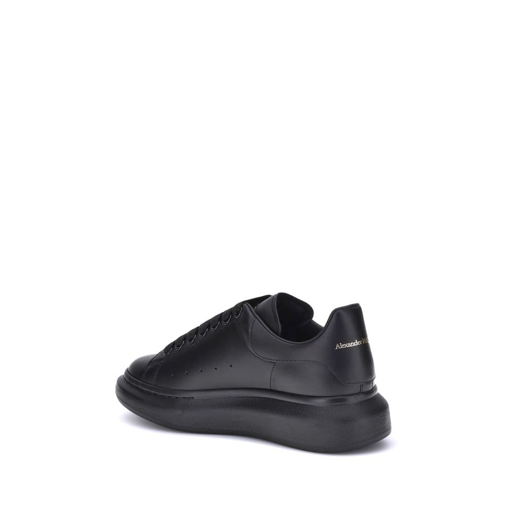 Alexander McQueen Black Calf Leather Bos Taurus Platform Sneakers - 3