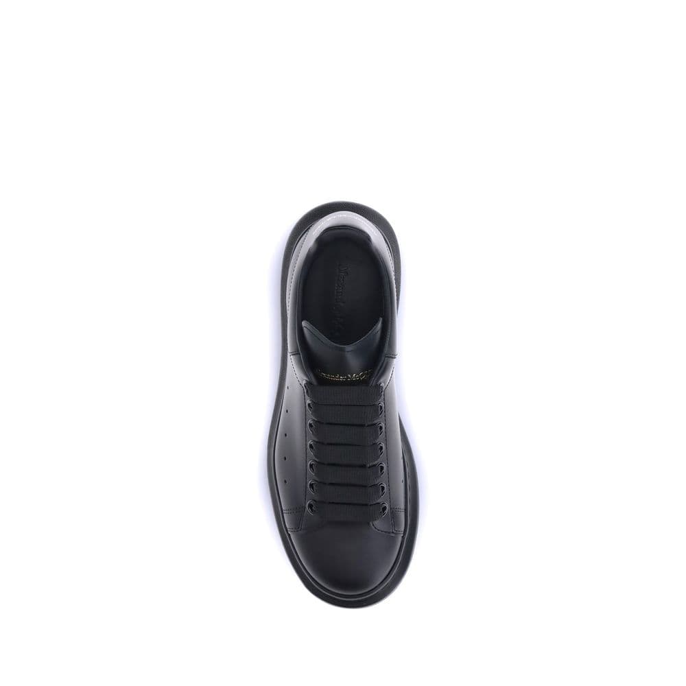 Alexander McQueen Black Calf Leather Bos Taurus Platform Sneakers - 4