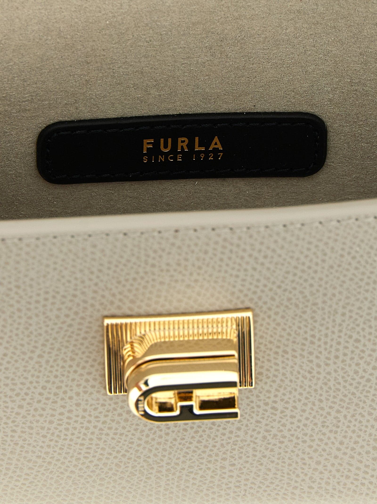 Furla Gray Calfskin Crossbody Bag - 4