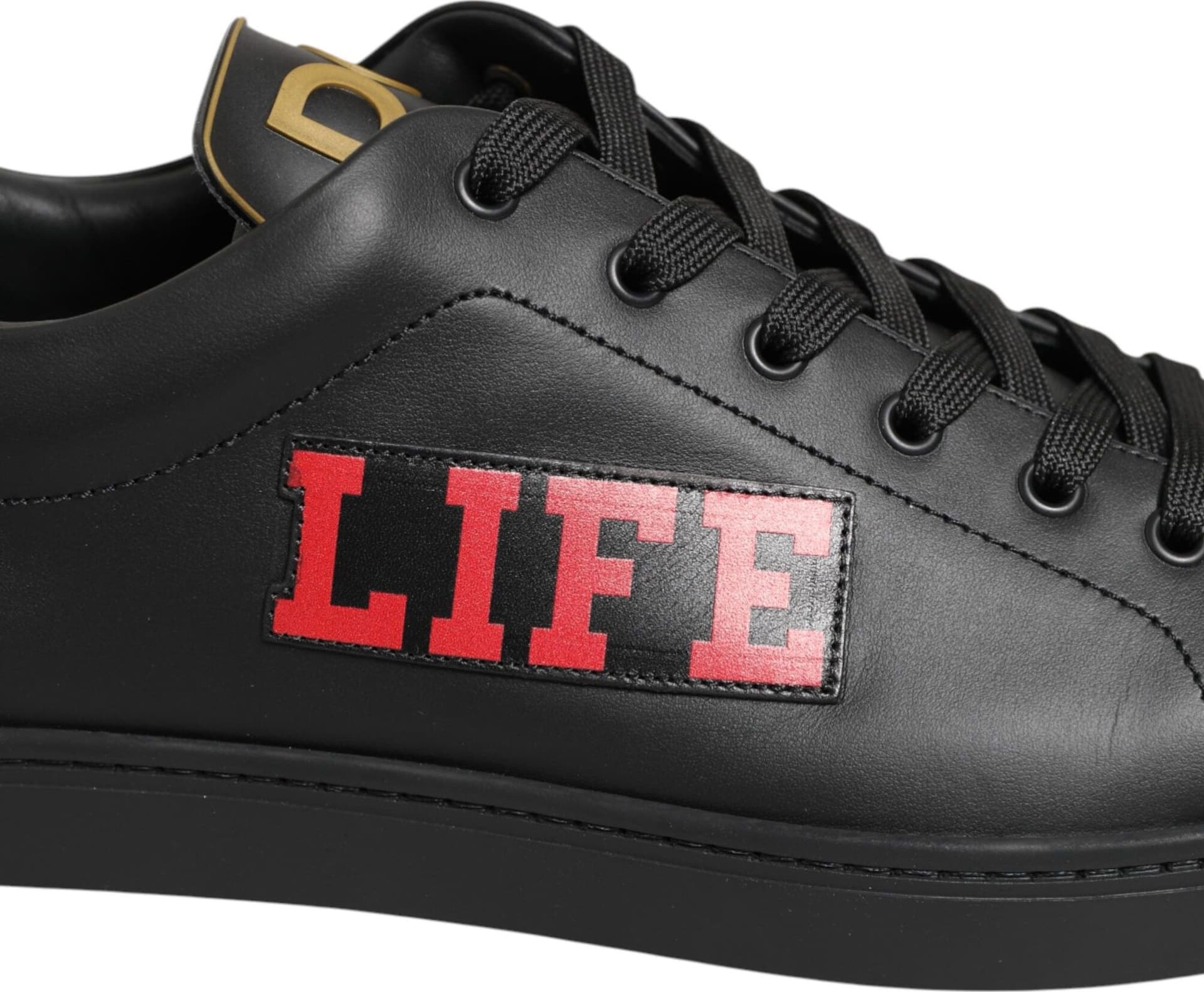 Dolce & Gabbana Black Street Life Low Top Men Sneakers Shoes - 8