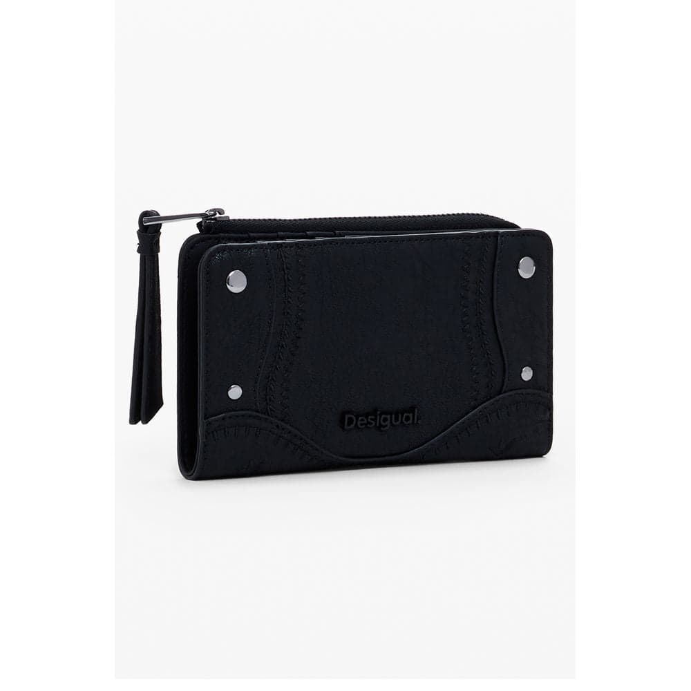 Desigual Nero Poliuretano Women Wallet - 2
