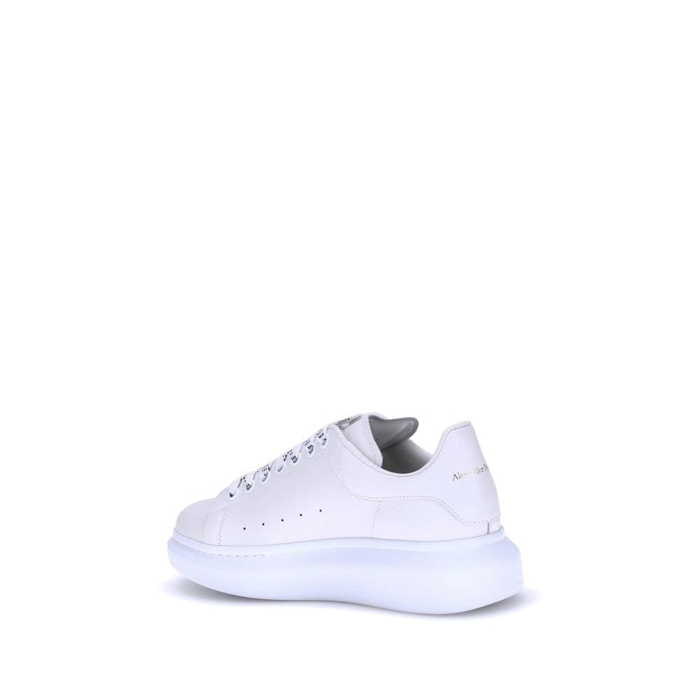 Alexander McQueen White Calf Leather Bos Taurus Platform Sneakers - 3