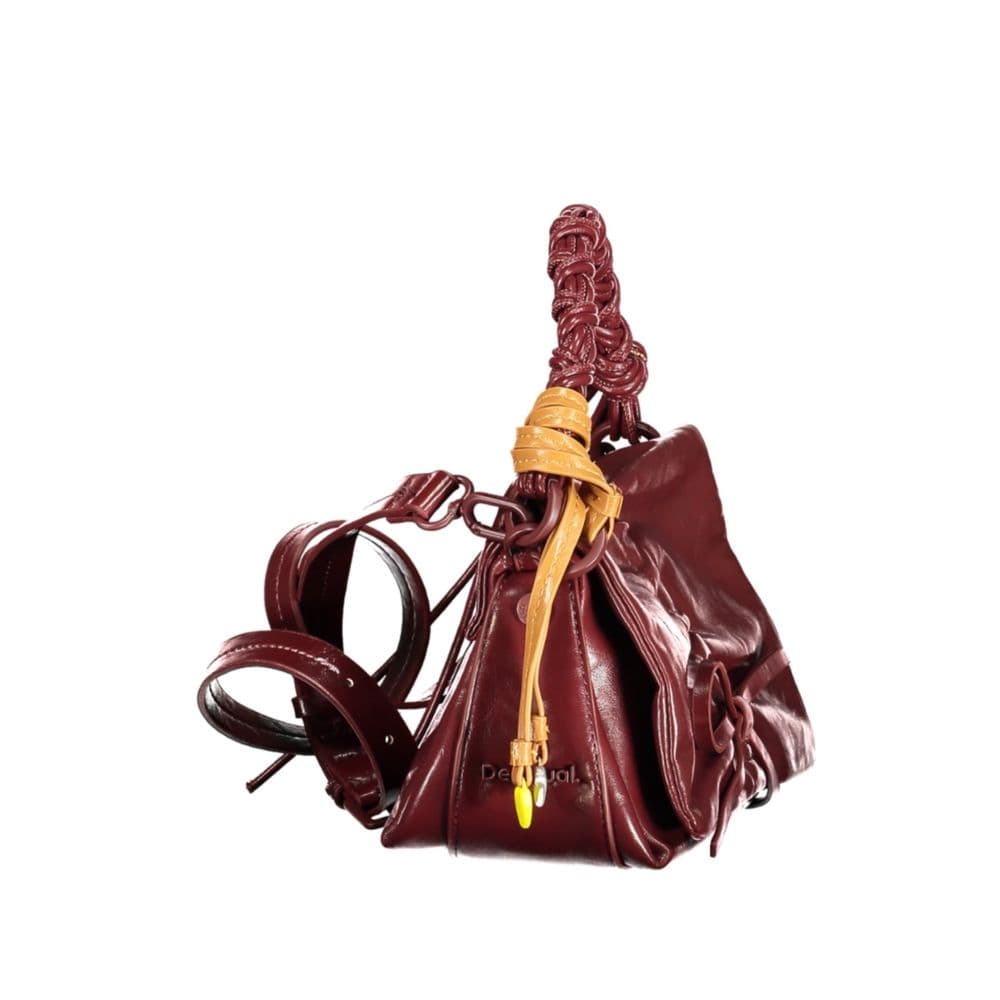 Desigual Burgundy Polyurethane Women Mini Bag - 3
