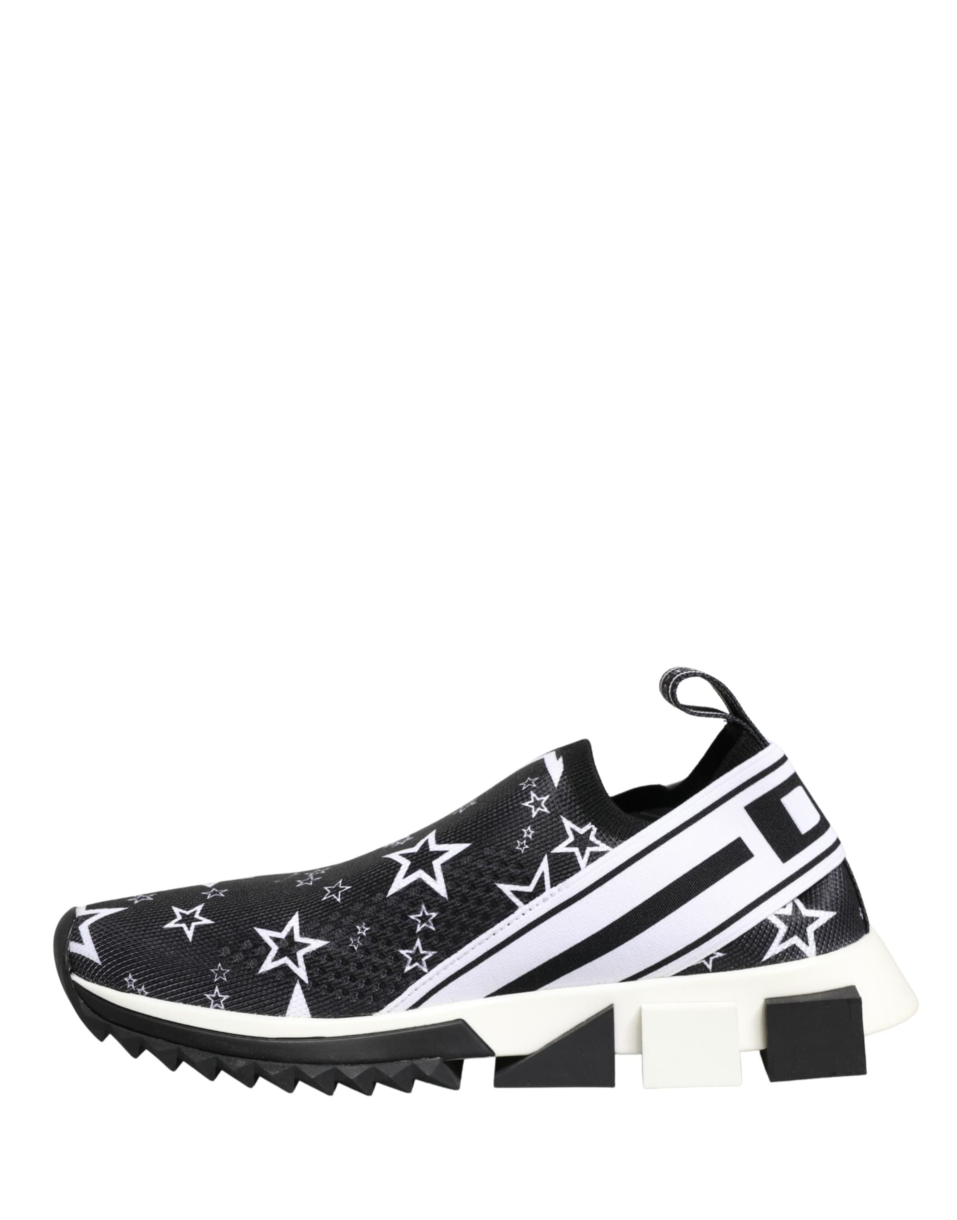 Dolce & Gabbana Black Stars Logo SORRENTO Sneakers Shoes - 6