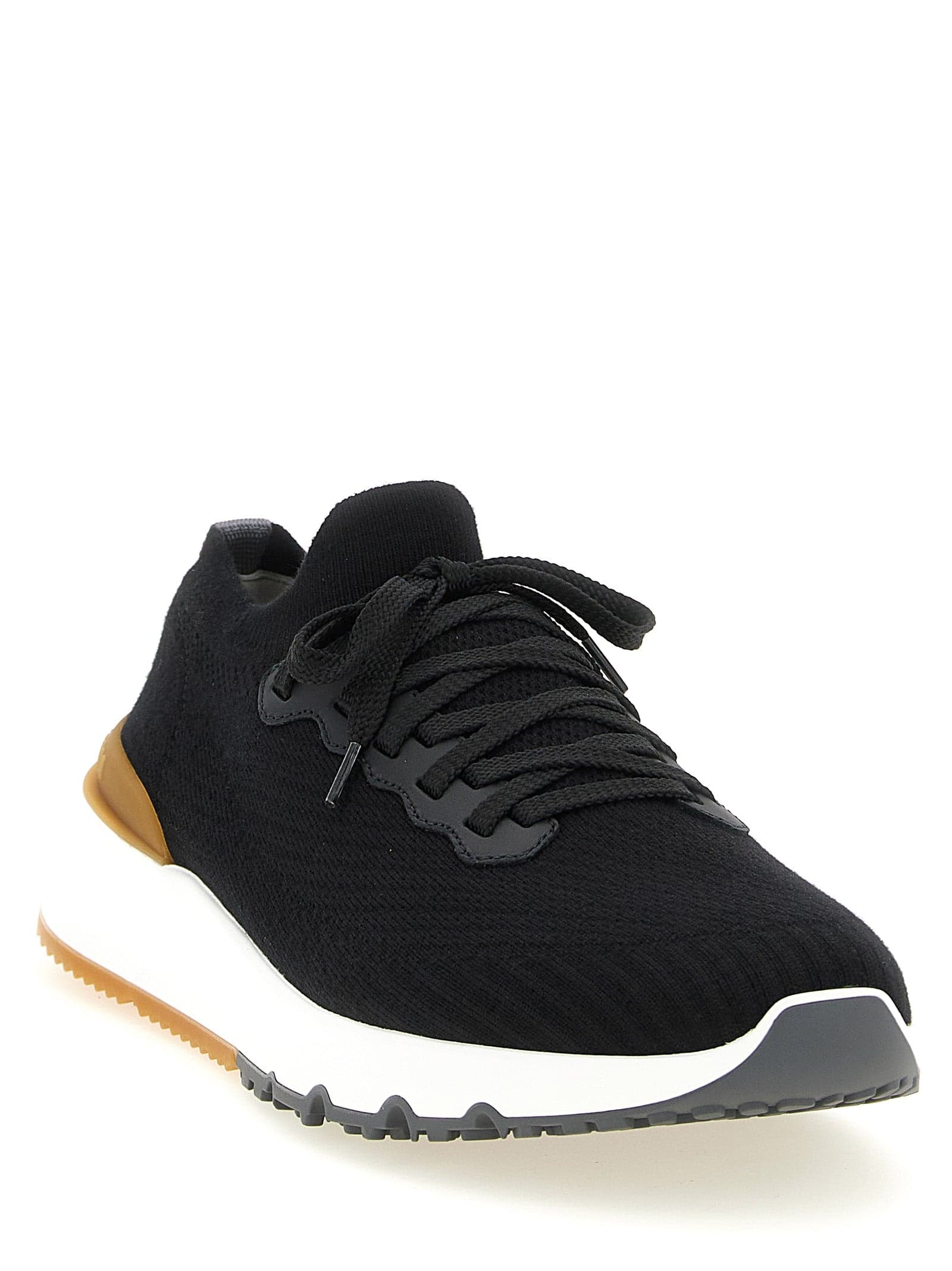 Brunello Cucinelli Black Polyethylene Athletic Sneakers - 2