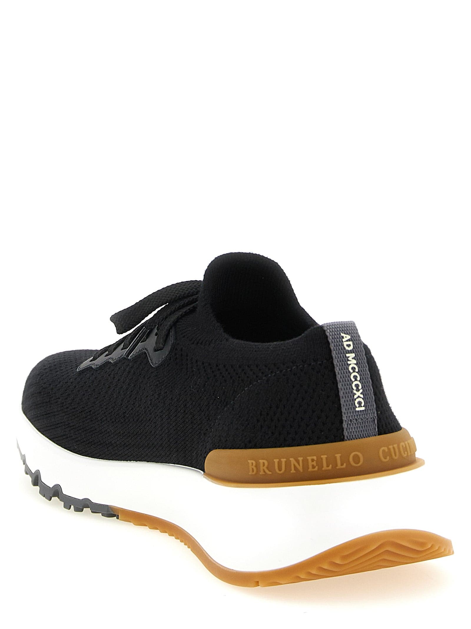 Brunello Cucinelli Black Polyethylene Athletic Sneakers - 3