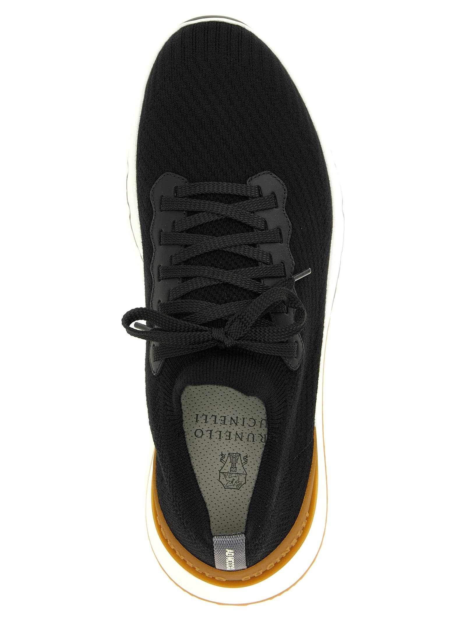Brunello Cucinelli Black Polyethylene Athletic Sneakers - 4