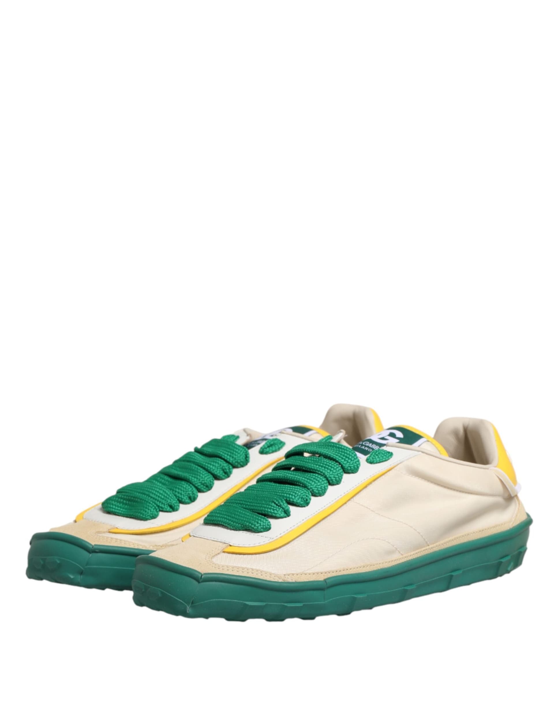 Dolce & Gabbana Multicolor Old Runner Lace Up Sneakers Shoes - 4
