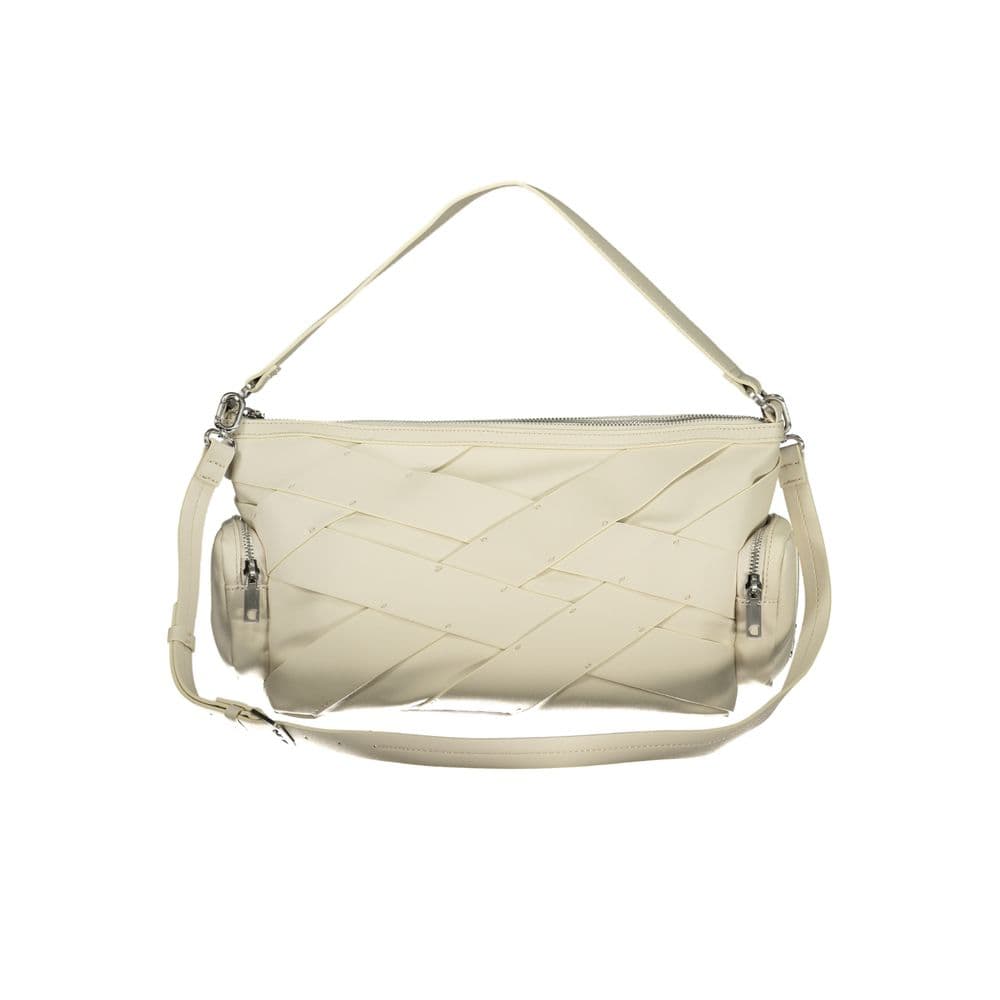 Desigual White Polyurethane Women's Shoulder Bag - 2