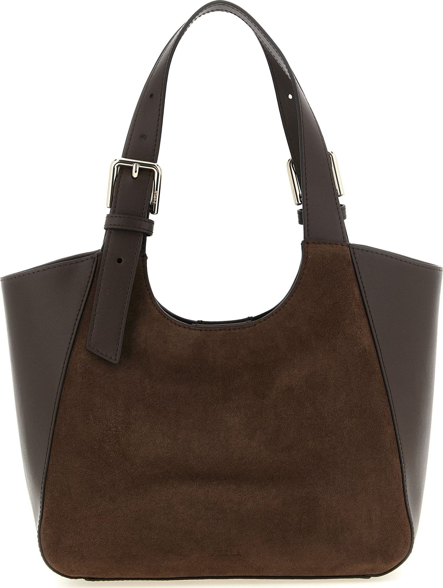Furla Brown Calfskin Handbag