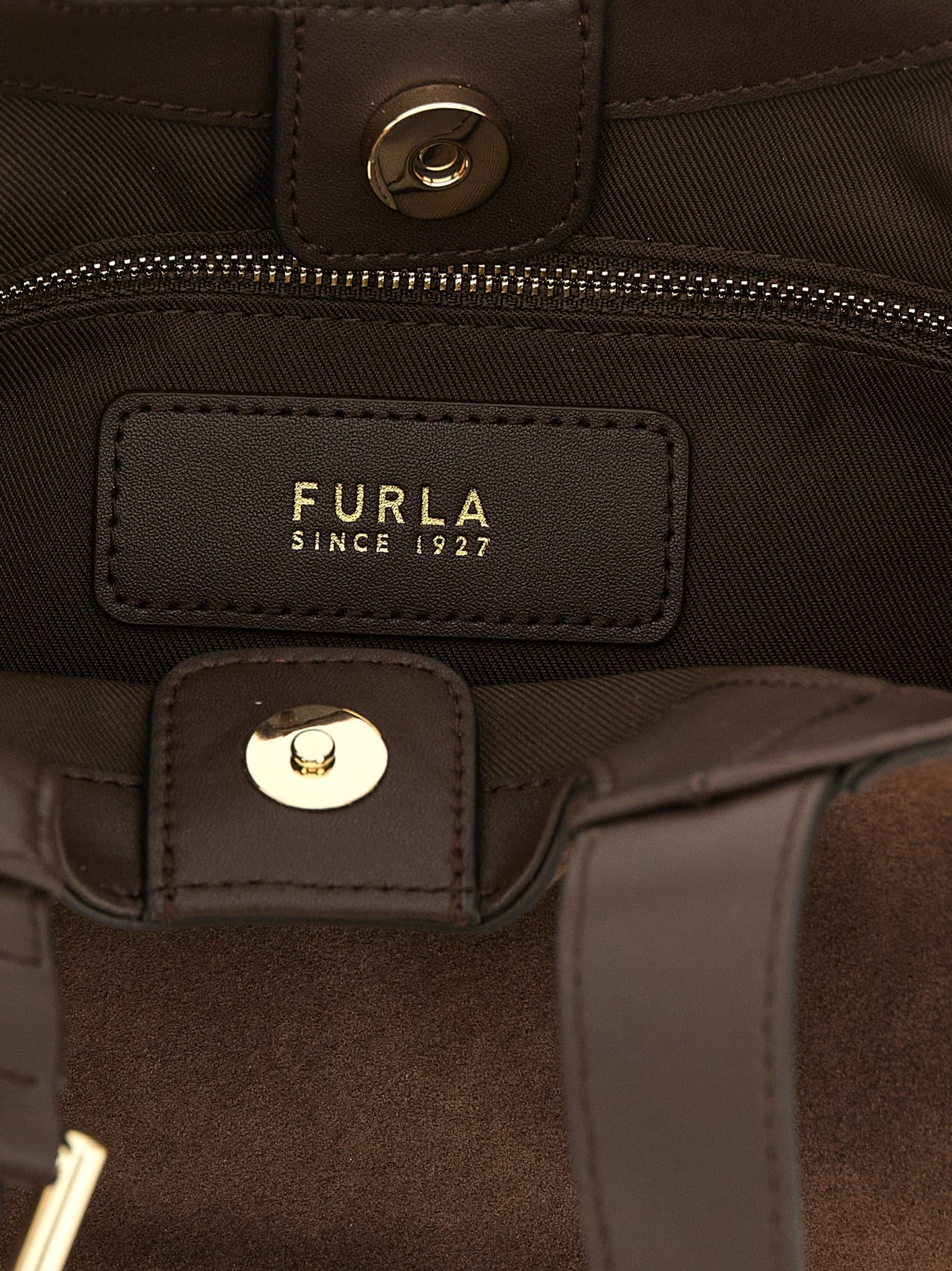 Furla Brown Calfskin Handbag - 4