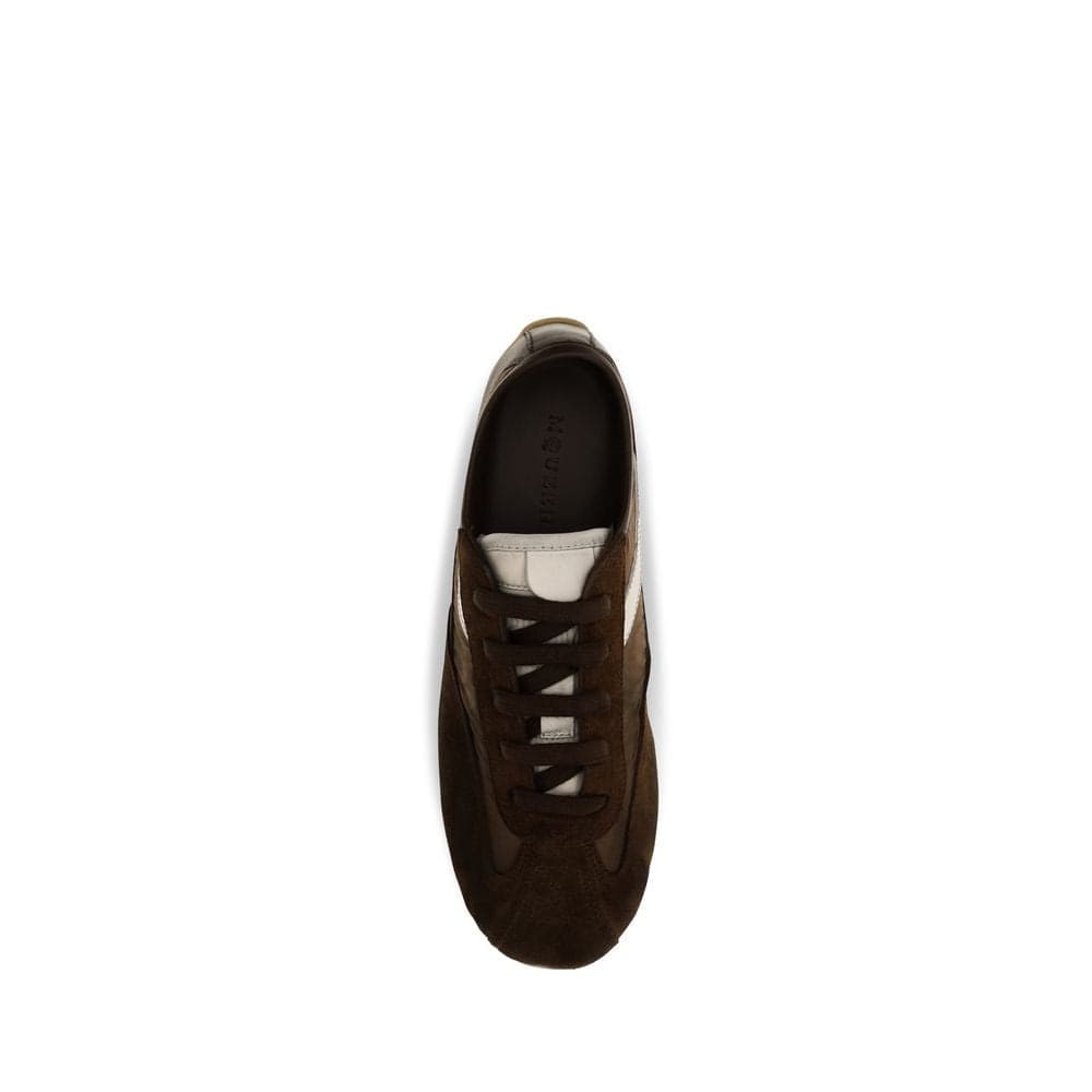 Alexander McQueen Brown Suede Leather Athletic Sneakers - 4