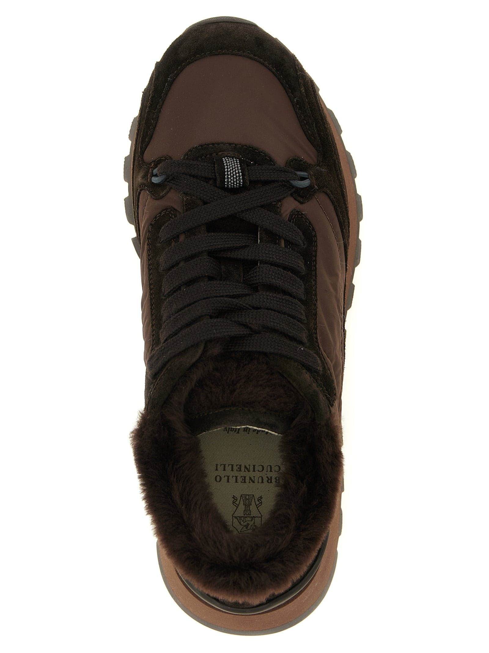 Brunello Cucinelli Black Calfskin Athletic Sneakers - 4