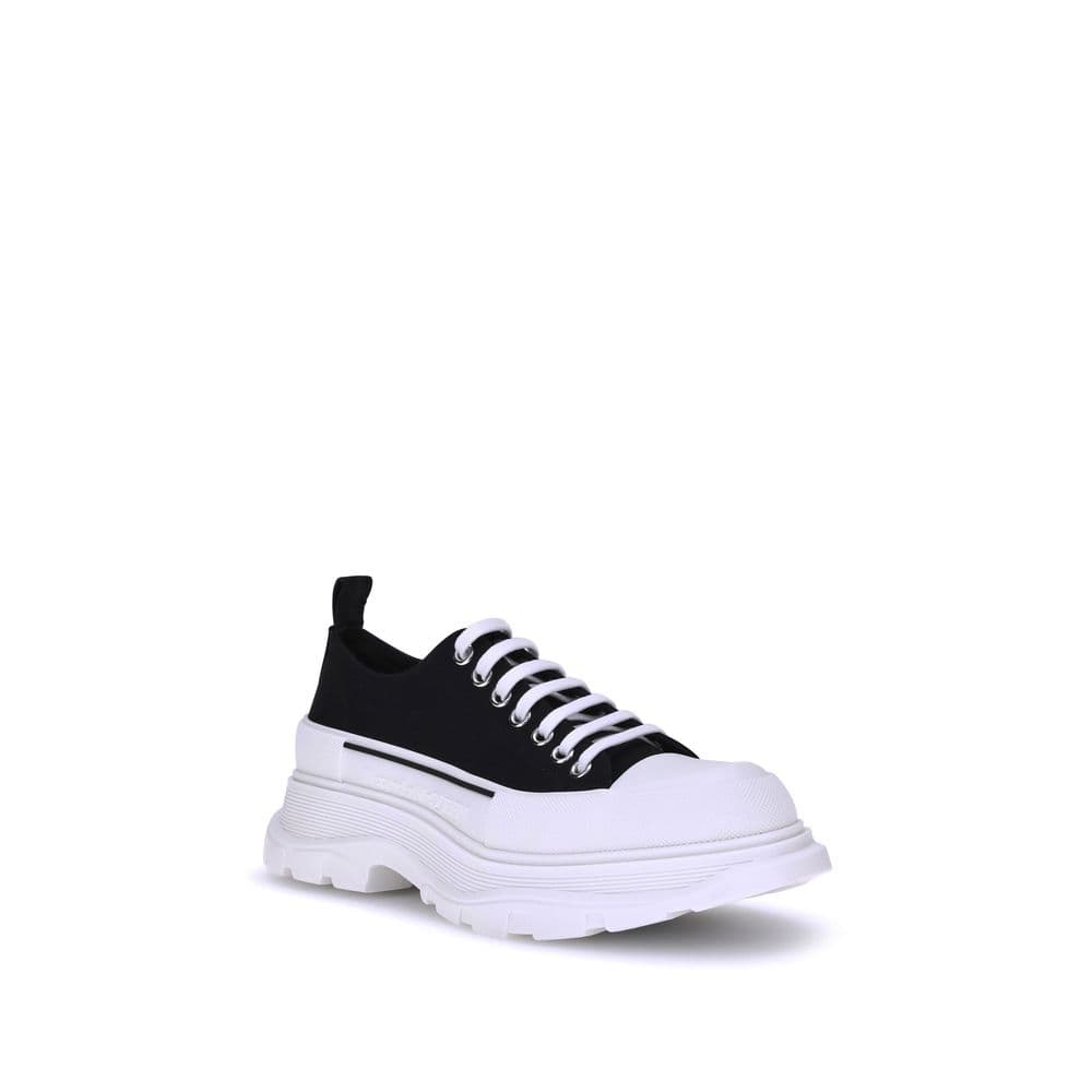Alexander McQueen Black Canvas Chunky Sneakers - 2