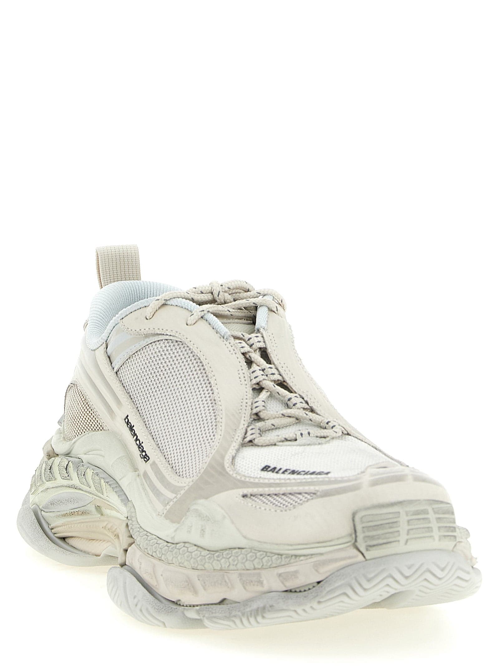Balenciaga White Polyethylene Athletic Sneakers - 2