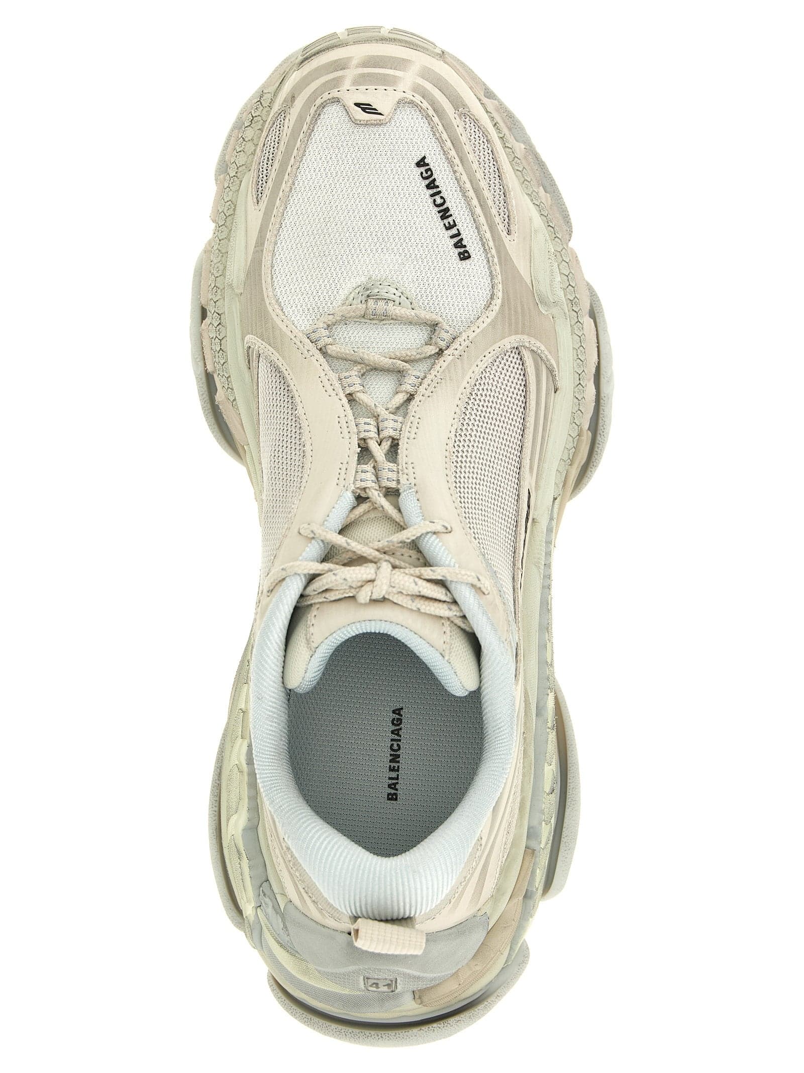 Balenciaga White Polyethylene Athletic Sneakers - 4