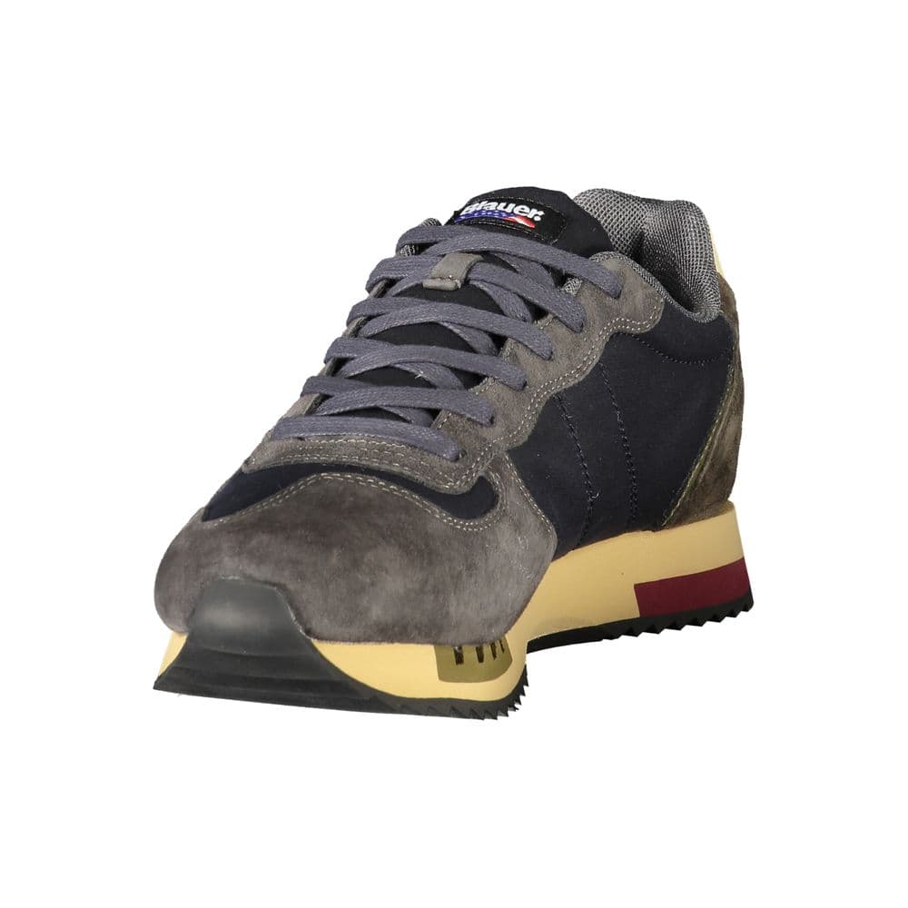 Blauer Blue Leather Men's Sneaker - 3
