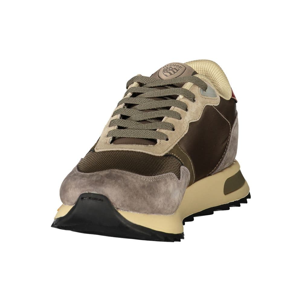 Blauer Green Polyurethane Men's Sneaker - 3