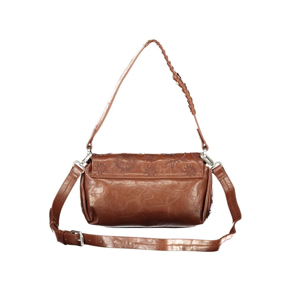 Desigual Brown Polyurethane Womens Bag - 2
