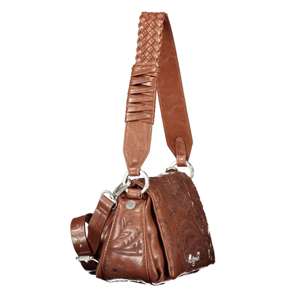 Desigual Brown Polyurethane Womens Bag - 3