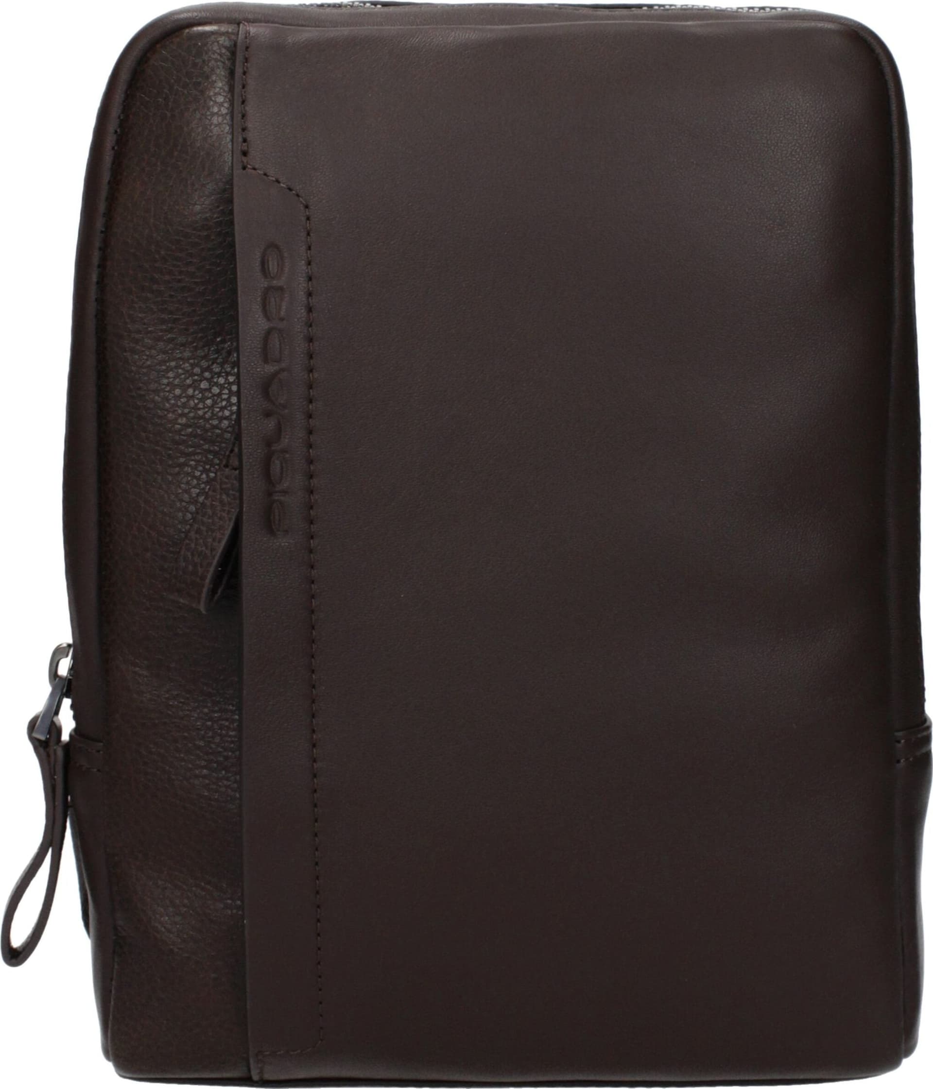 Piquadro Brown Leather Crossbody Bag