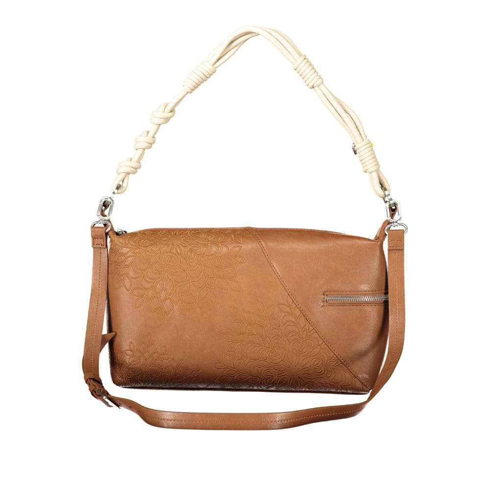 Desigual Marrone Polyurethane Women's Shoulder Bag - 2