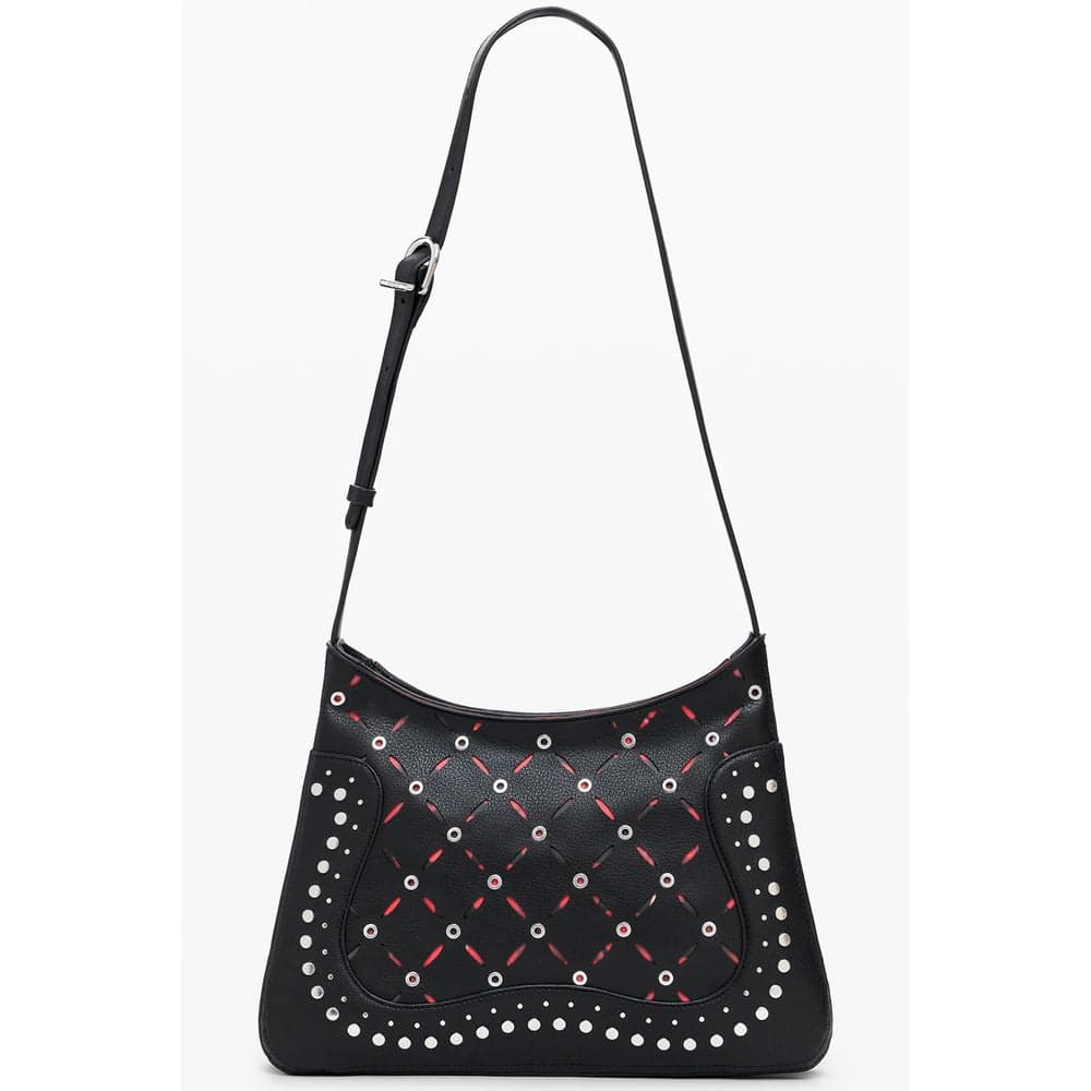 Desigual Black Polyurethane Women's Shoulder Bag - 3