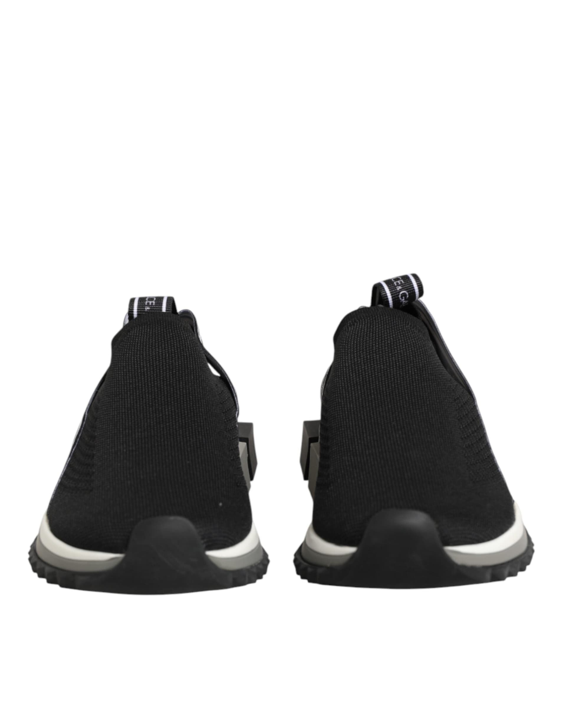 Dolce & Gabbana Black Slip On Sorrento Low Top Sneakers Shoes - 2