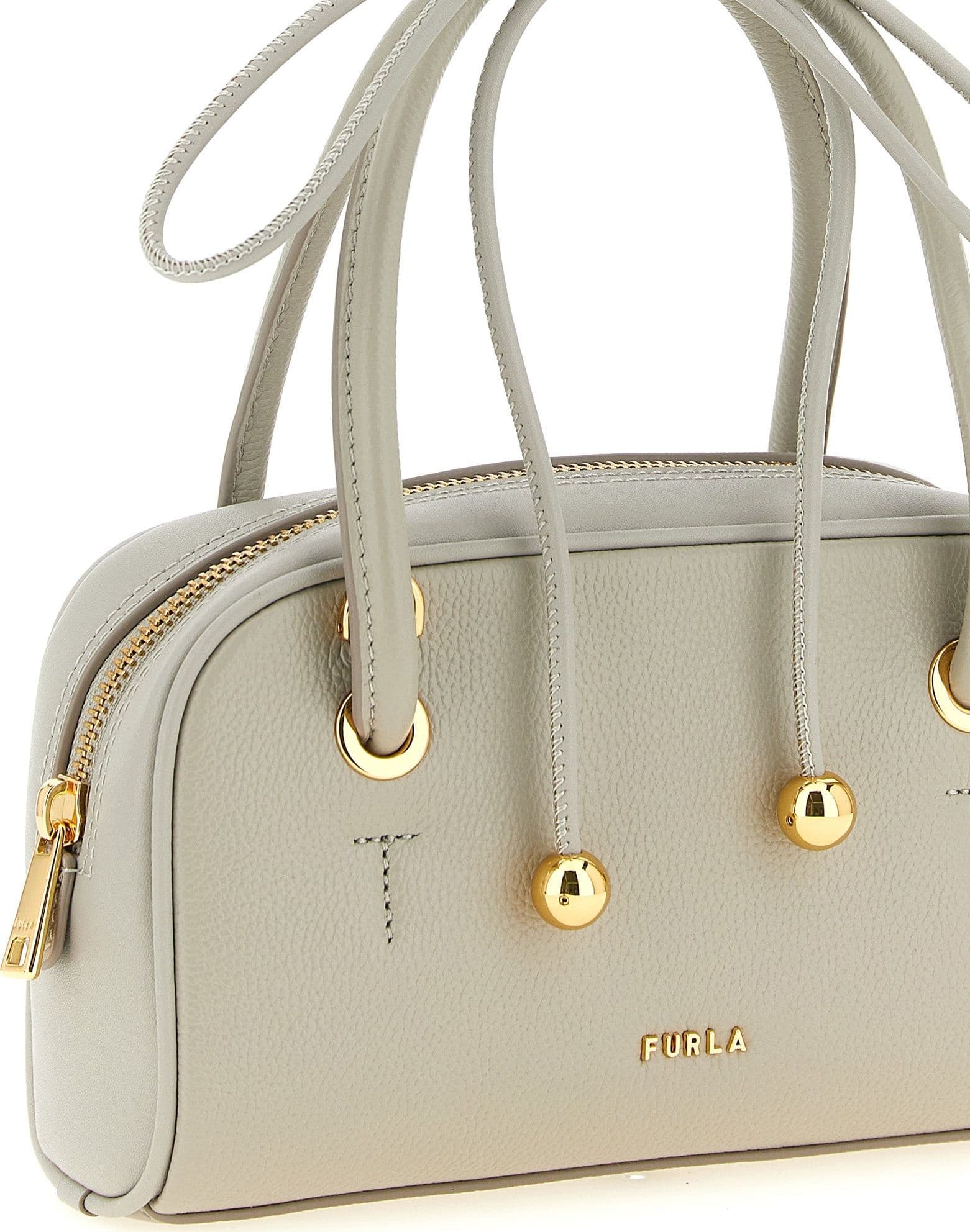 Furla Gray Calfskin Handbag - 3