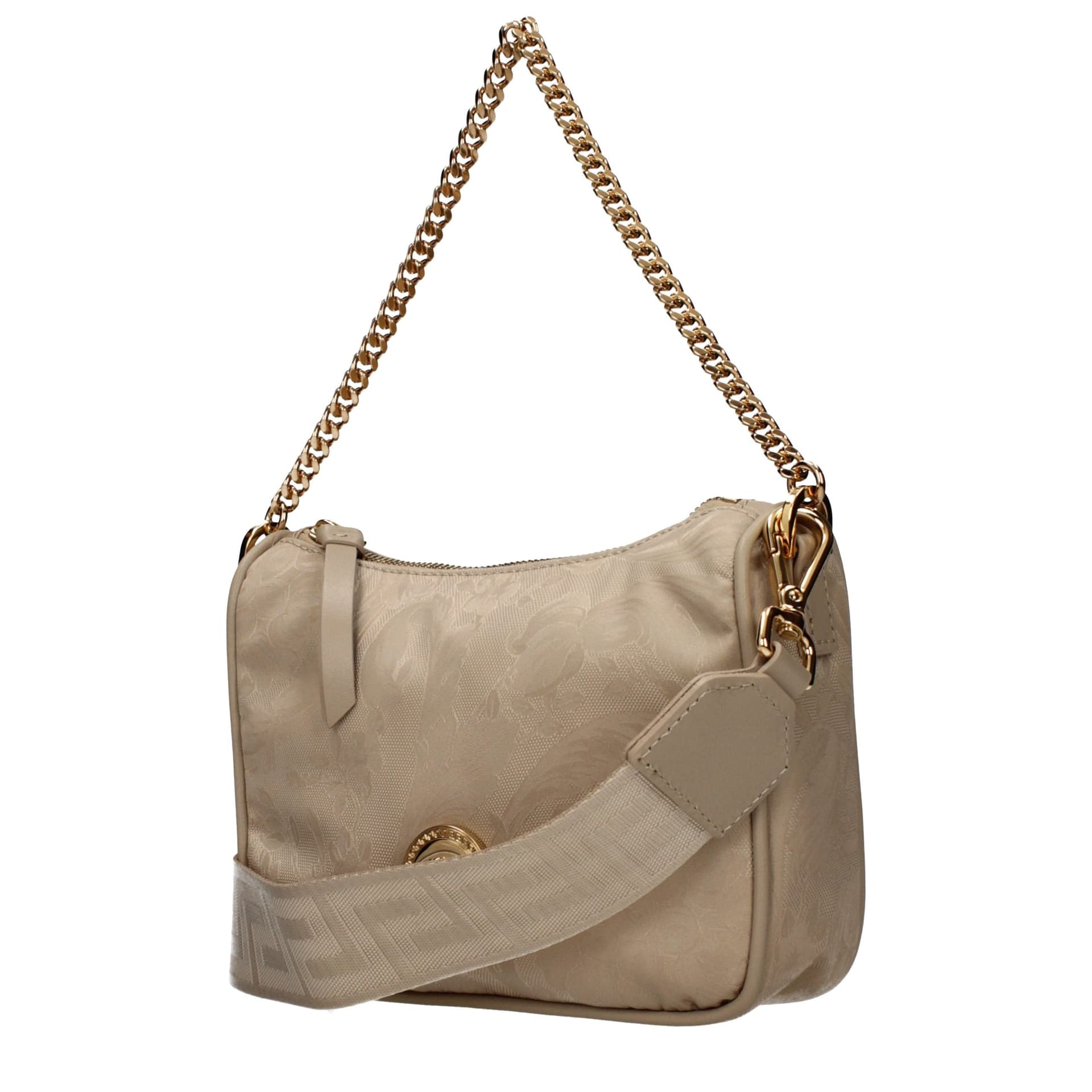 Versace Beige Fabric Handbag - 2