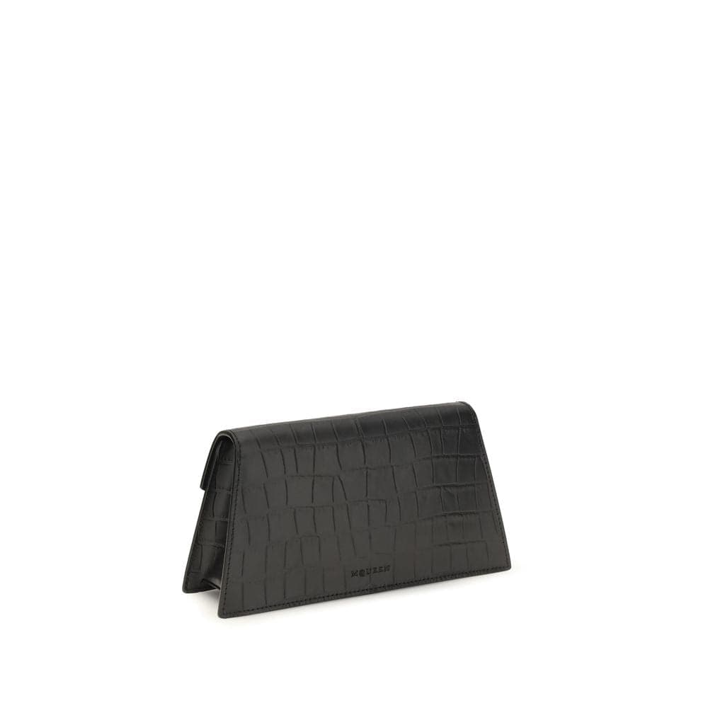 Alexander McQueen Black Calf Leather Bos Taurus Shoulder Bag - 3