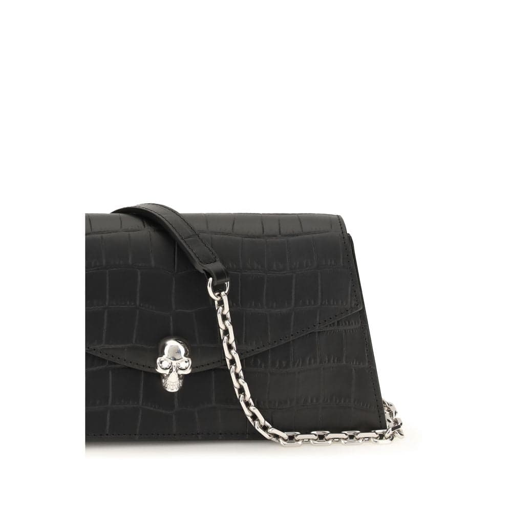 Alexander McQueen Black Calf Leather Bos Taurus Shoulder Bag - 4