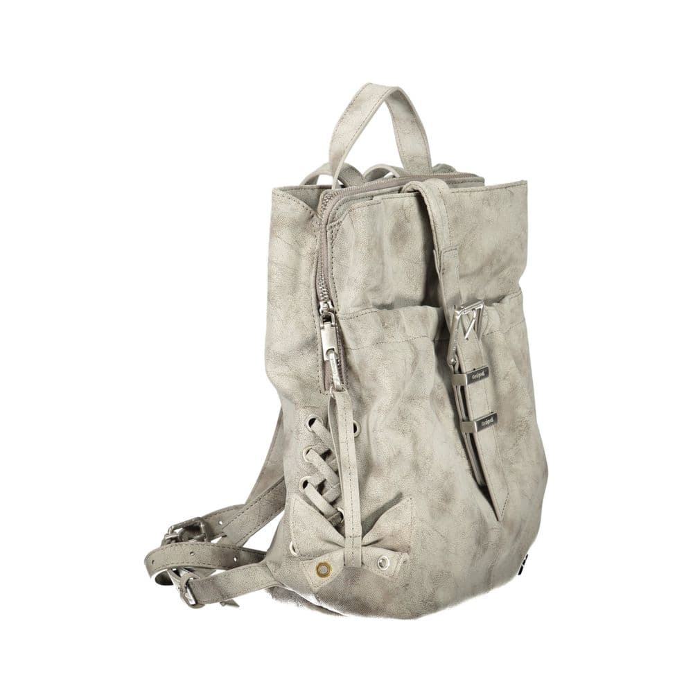 Desigual Gray Polyurethane Women's Backpack - 3