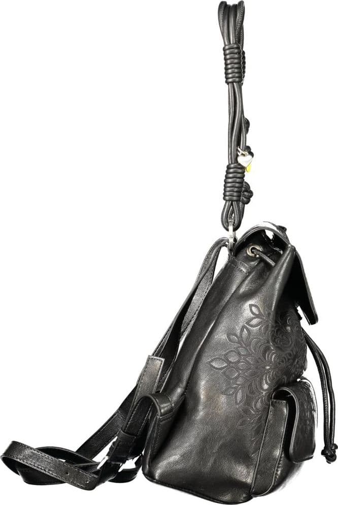 Desigual Black Polyurethane Women's Mini Backpack - 3
