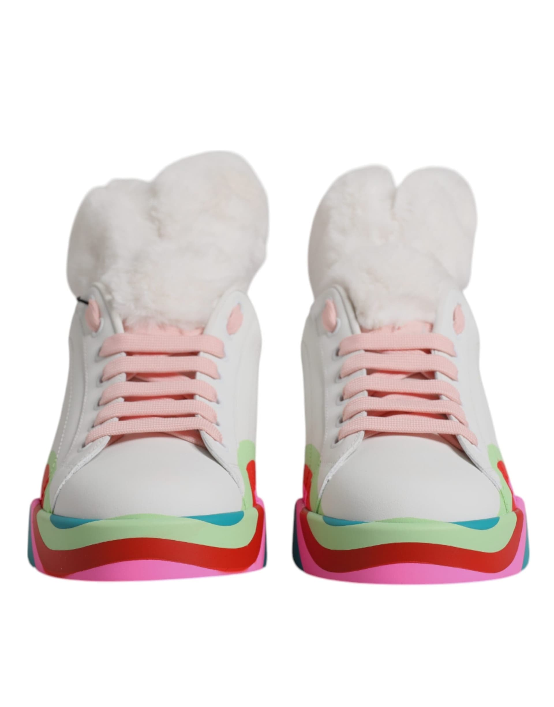 Dolce & Gabbana Multicolor Low Top Trainers Sneakers Shoes - 2
