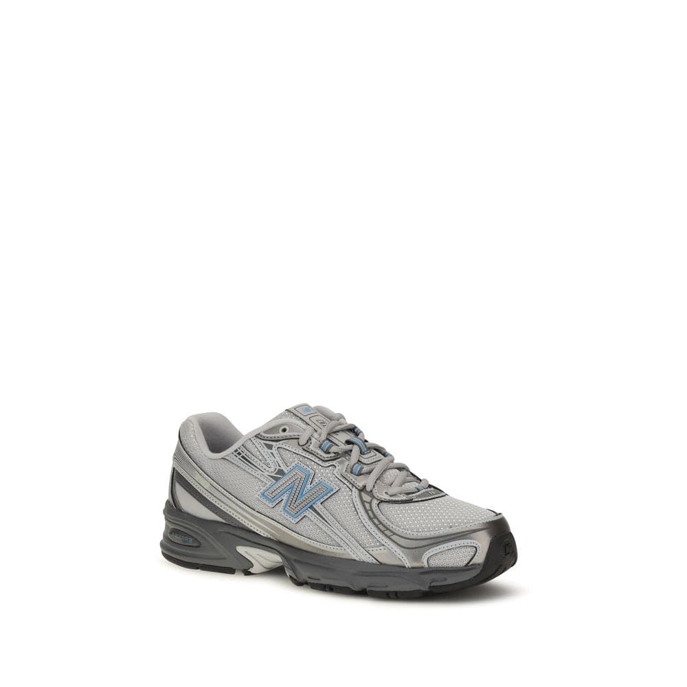 New Balance Gray Fabric Athletic Sneakers - 2