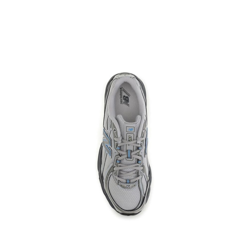 New Balance Gray Fabric Athletic Sneakers - 4